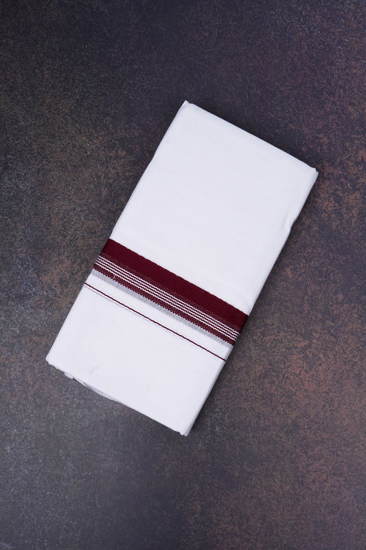 FCD-362 W/D DHOTI 3.80 MTR-Maroon
