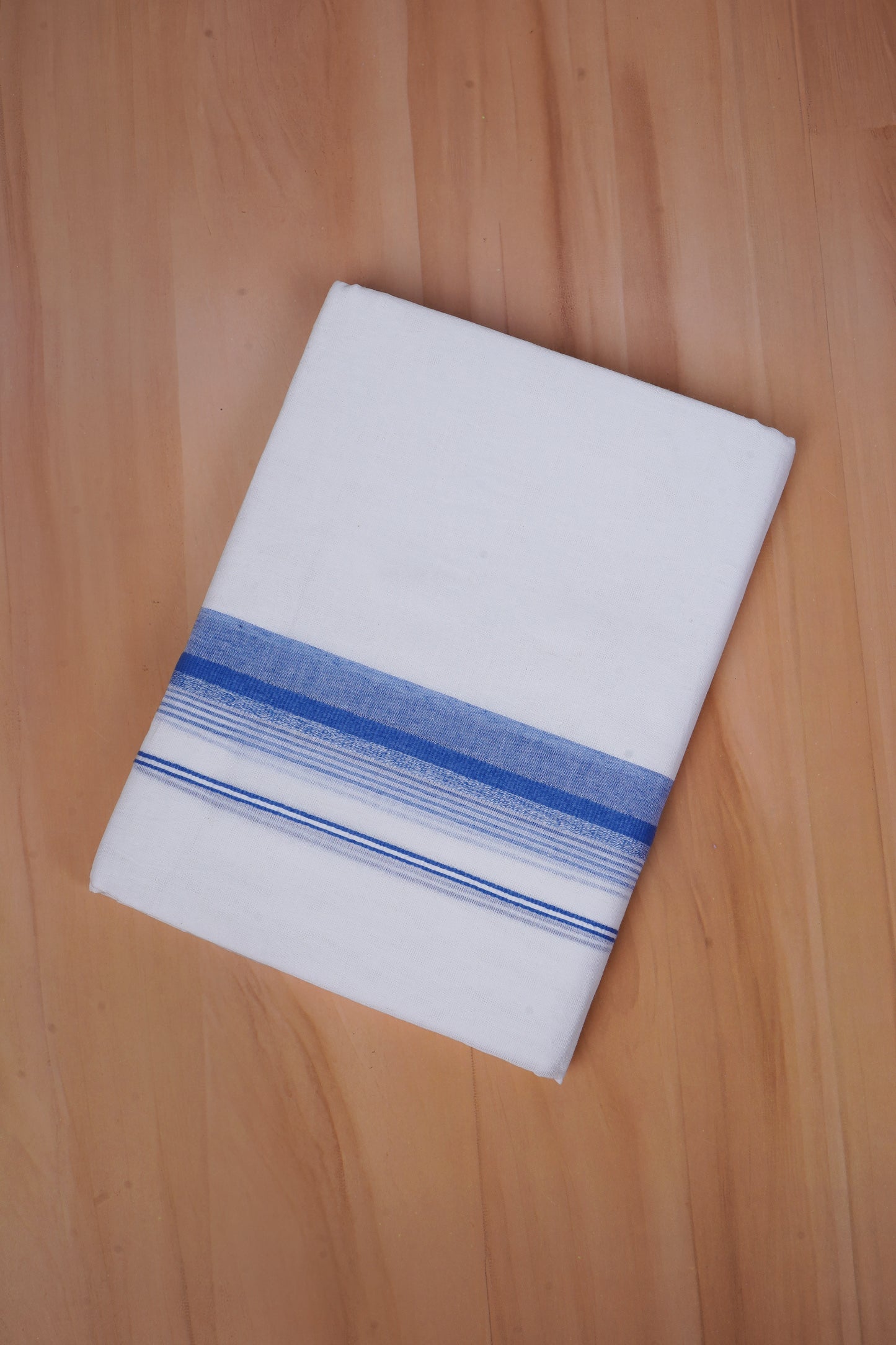 FCD-587 W/D DHOTI 3.80 MTR - Blue