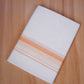 FCD-587 W/D DHOTI 3.80 MTR - Light Orange