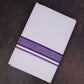 FD-108 W/D DHOTI 3.70 MTR-Violet