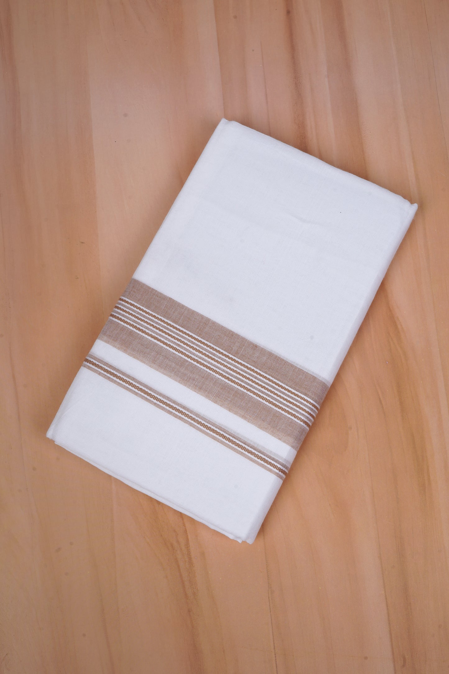 FCD-613 W/D DHOTI 3.80 MTR - Light brown