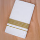 FCD-622 W/D DHOTI 3.80 MTR - Gold Yellow