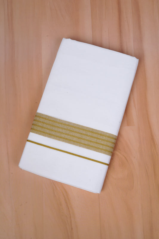 FCD-622 W/D DHOTI 3.80 MTR - Gold Yellow
