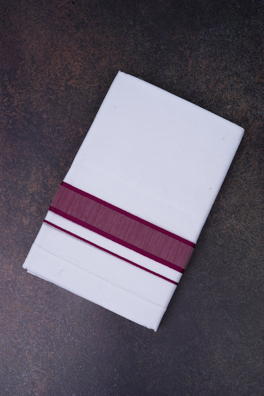 FD-91 W/D DHOTI 3.80 MTR-Dark pink