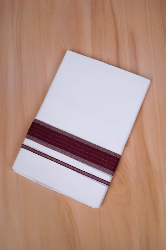 FCD-598 W/D DHOTI 3.80 MTR - Maroon