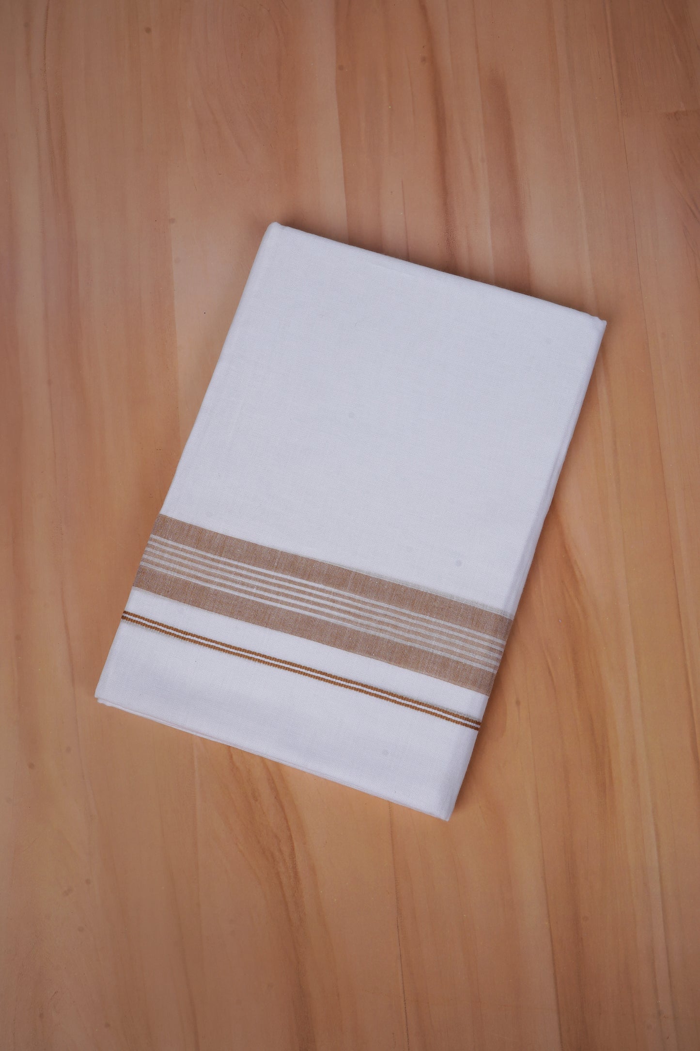 FCD-466 W/D DHOTI 3.80 MTR - Light Brown