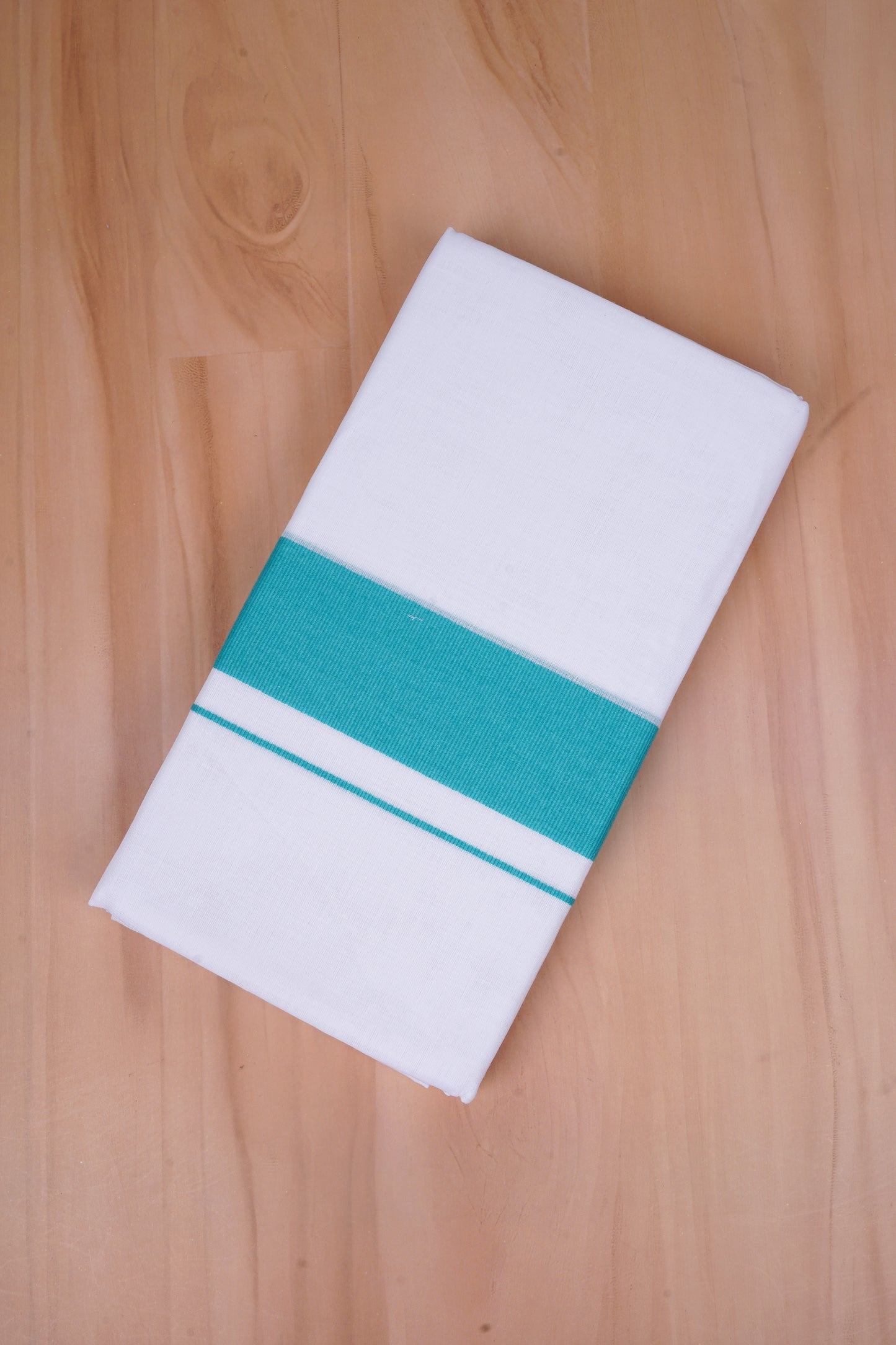 FCD-333 W/D DHOTI 3.80 MTR- Peacock Blue