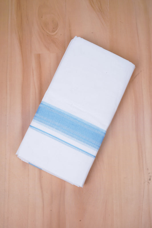 FCD-523 W/D DHOTI 3.80 MTR-Sky Blue