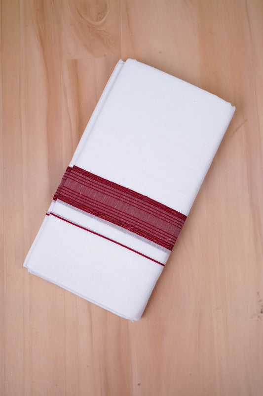 FCD-522 W/D DHOTI 3.80 MTR-Red 2