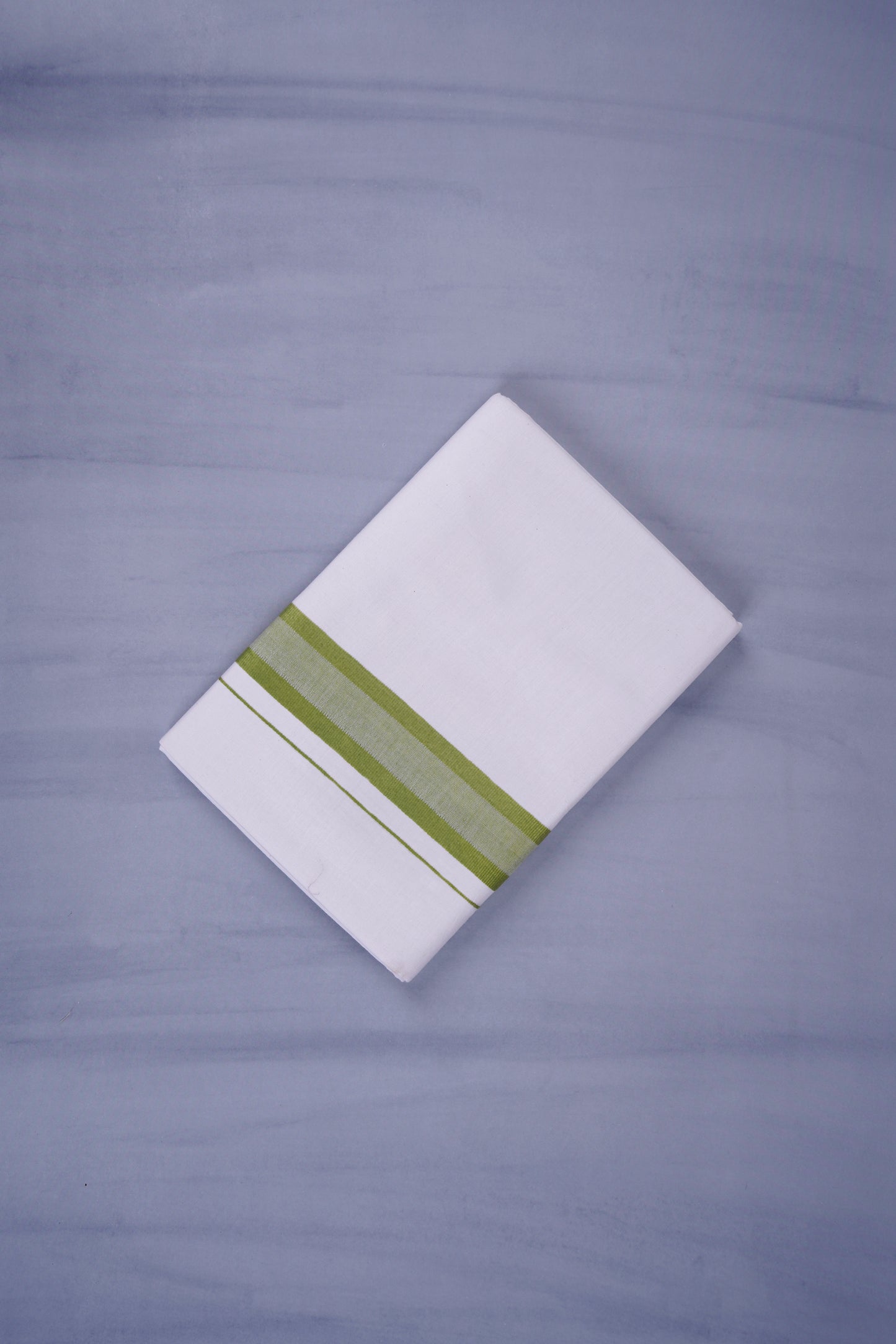 KERALOOM FINISH COTTON 329 W/D DHOTI 3.80 MTR - Green