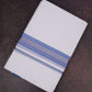 FD-166 W/D DHOTI 3.80 MTR-Blue