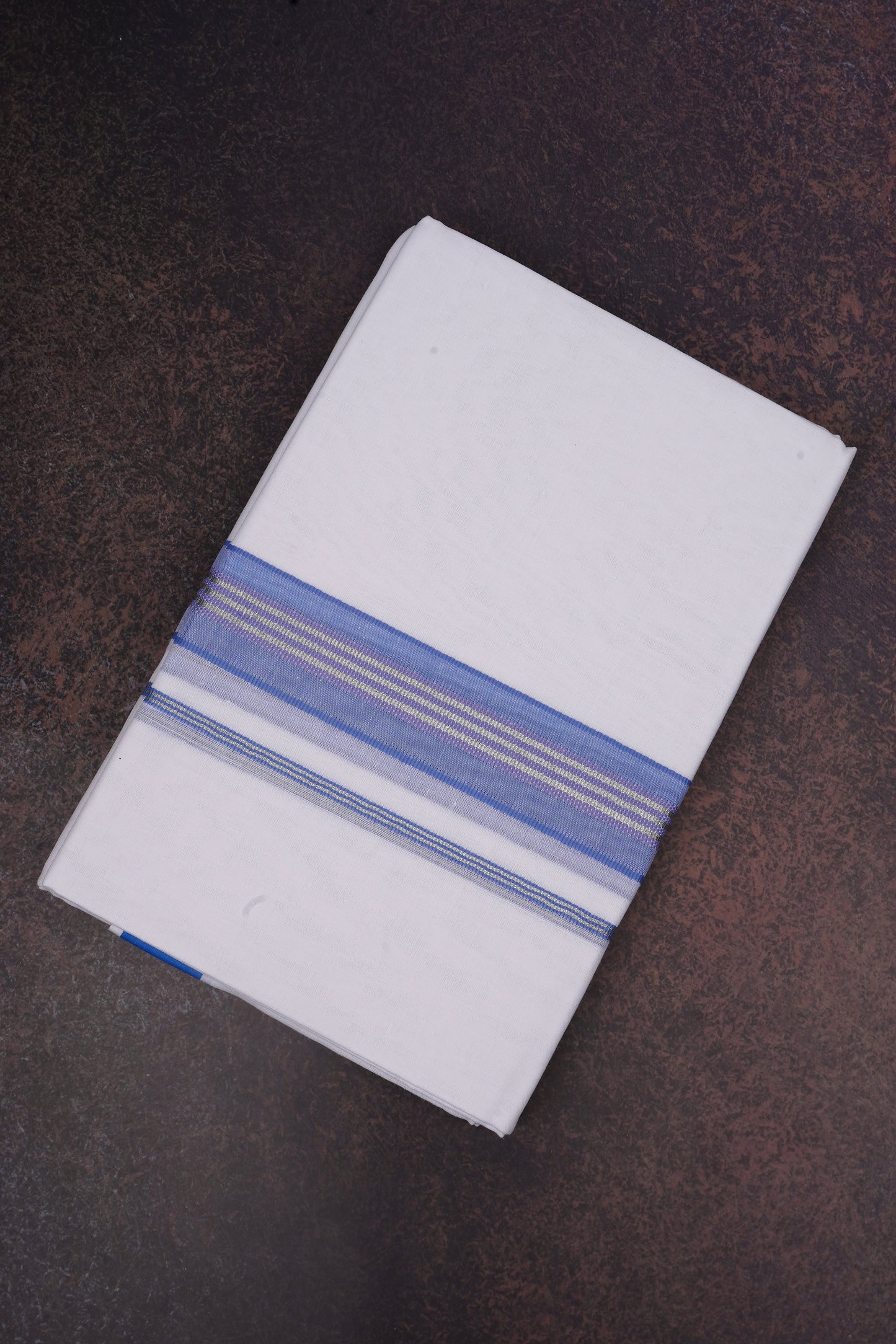 FD-166 W/D DHOTI 3.80 MTR-Blue