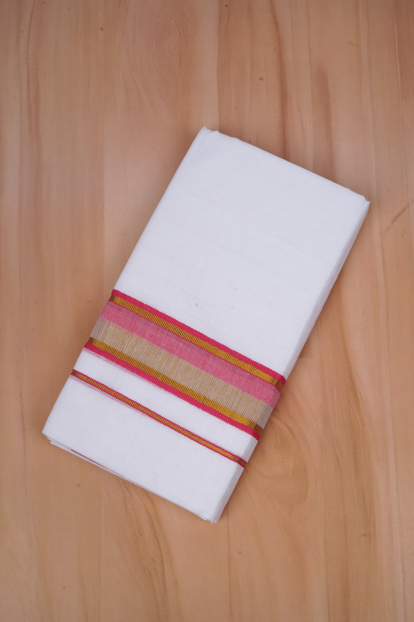 FCD-519 W/D DHOTI 3.80 MTR-Dark Pink
