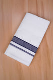 FCD-69 W/D DHOTI 3.80 MTR- Blue