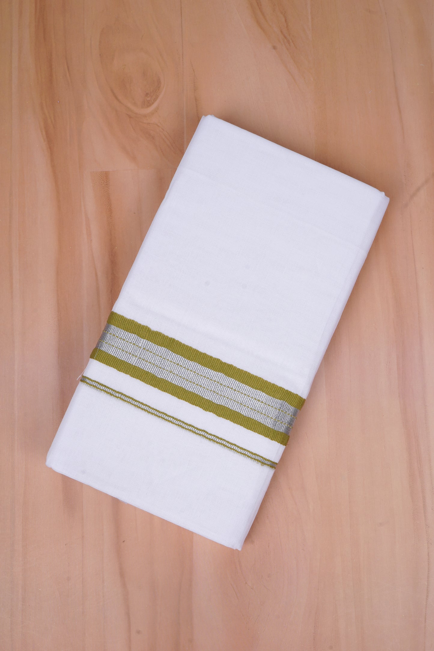 FCD-565 W/D DHOTI 3.80 MTR - Olive Green