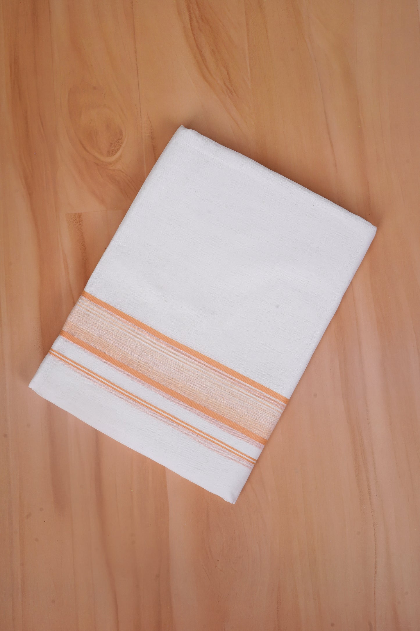 FCD-584 W/D DHOTI 3.80 MTR - Light Orange