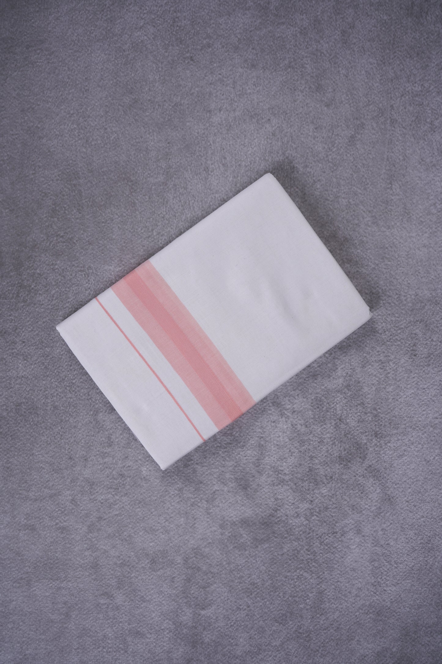 KERALOOM FINISH COTTON 326 W/D DHOTI 3.80 MTR - Pink