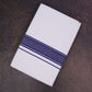 FD-116 W/D DHOTI 3.80 MTR-Dark Blue