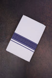 FD-116 W/D DHOTI 3.80 MTR-Dark Blue