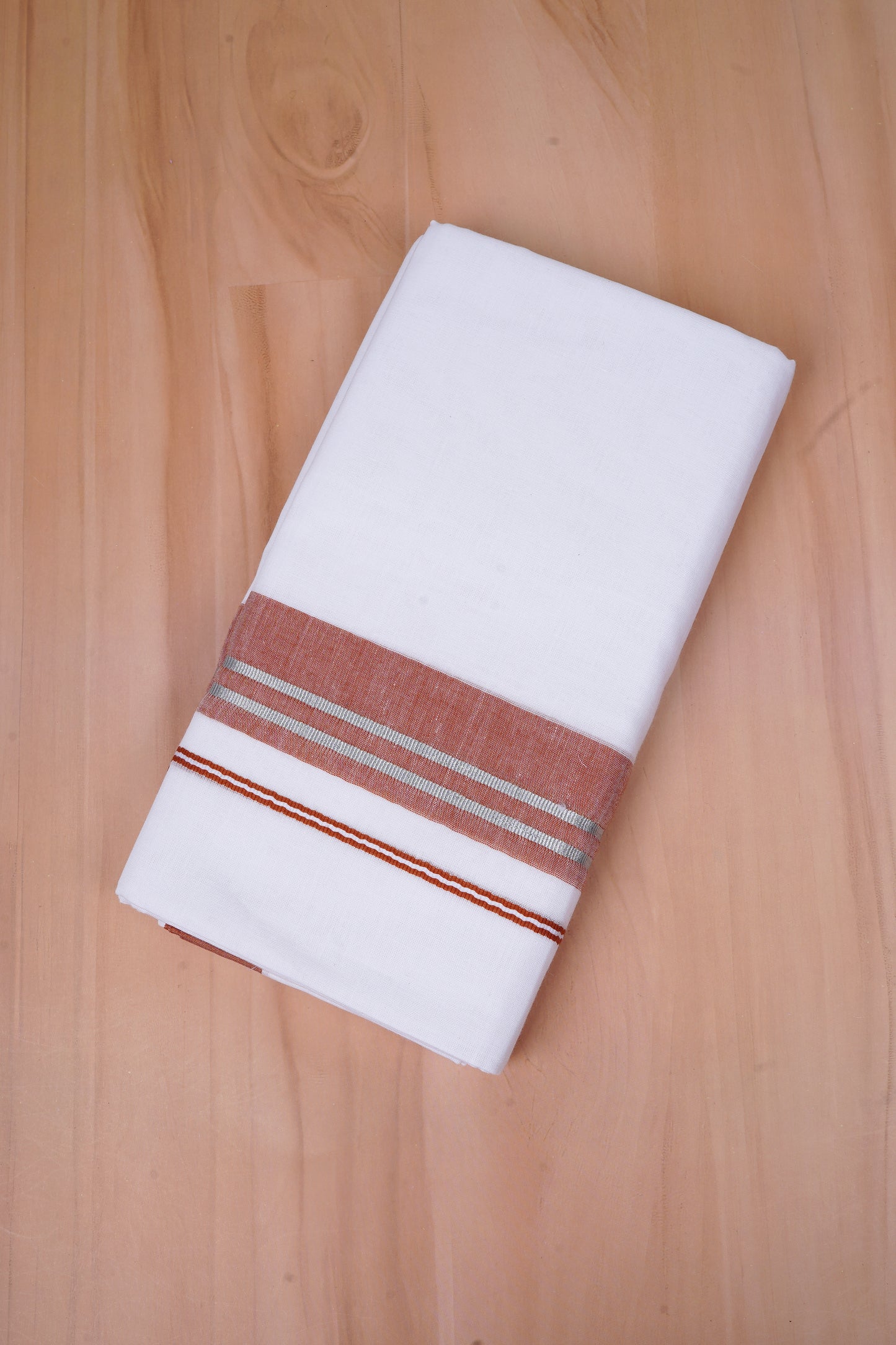 FCD-526 W/D DHOTI 3.80 MTR-Brown