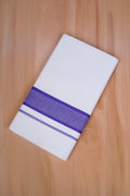 FCD-74 W/D DHOTI 3.80 MTR-Ink Blue