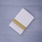 KERALOOM FINISH COTTON 332 W/D DHOTI 3.80 MTR - Gold Yellow