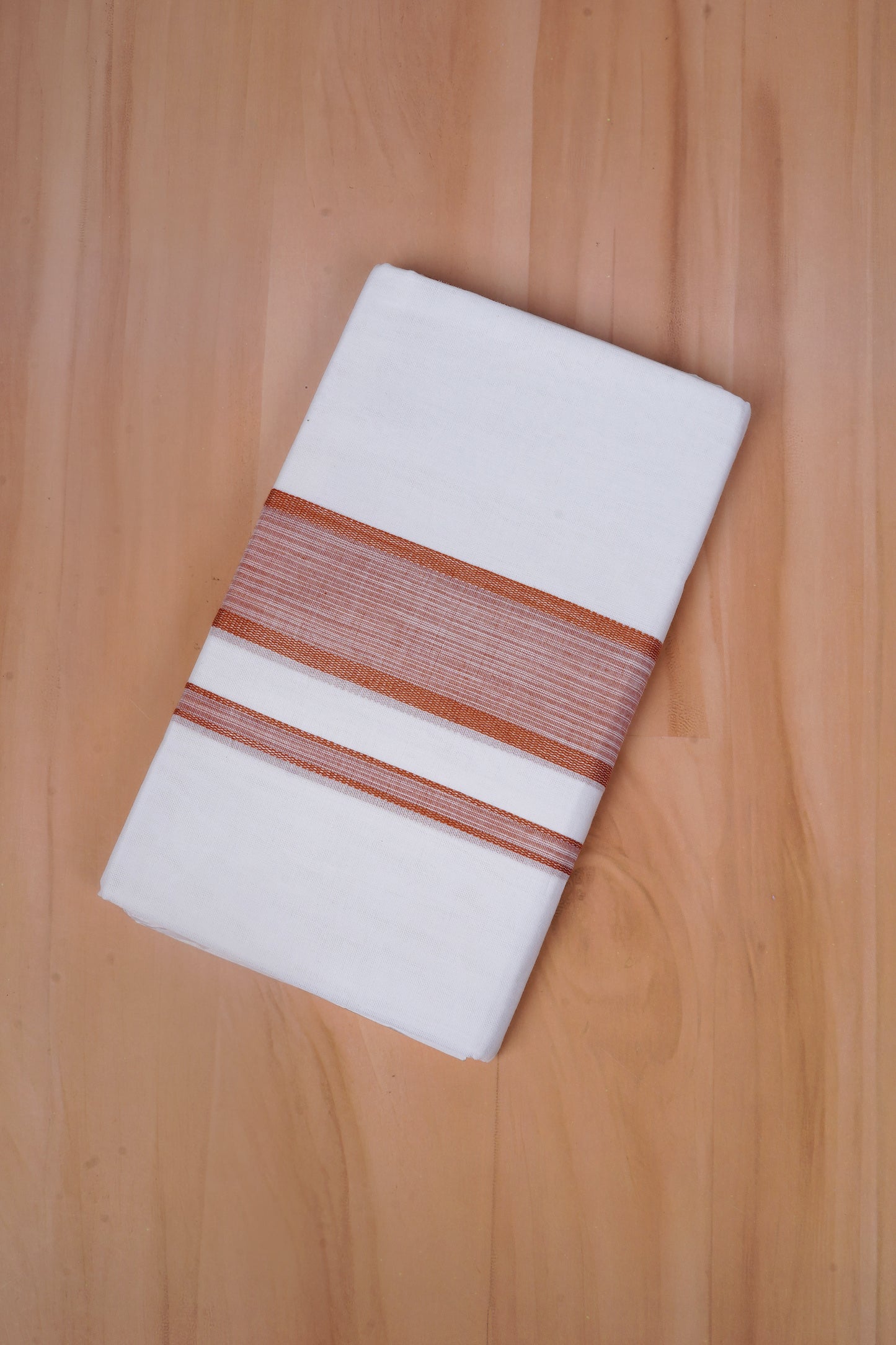 FCD-80 W/D DHOTI 3.80 MTR-Light Brown