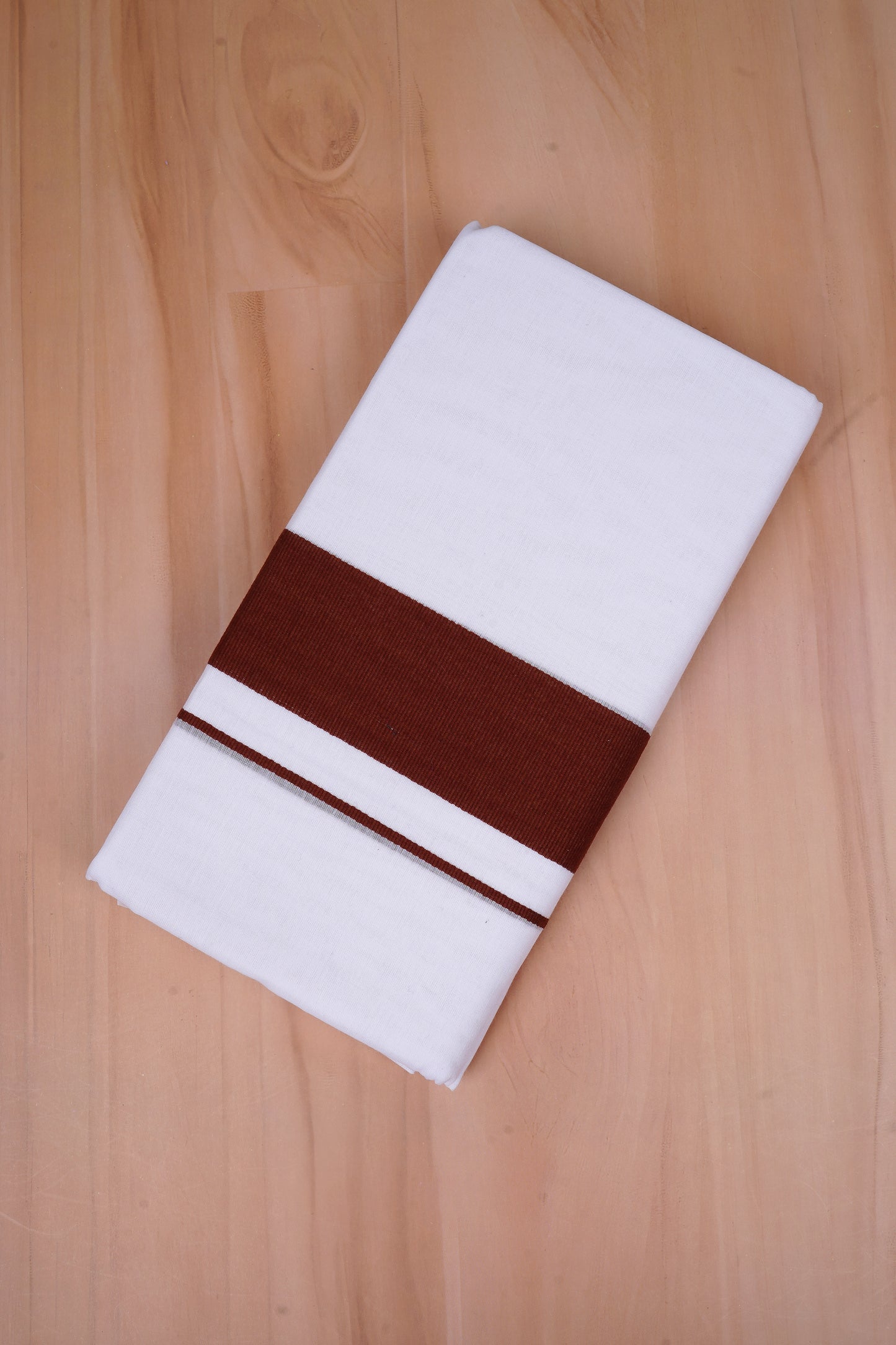 FCD-333 W/D DHOTI 3.80 MTR- Dark Brown