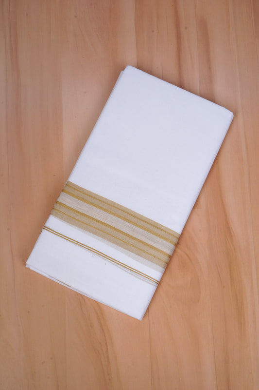FCD-617 W/D DHOTI 3.80 MTR - Gold Yellow