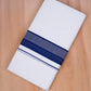 FCD-395 W/D DHOTI 3.80 MTR - Navy Blue