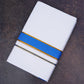 FD-200 W/D DHOTI 3.80 MTR-Blue