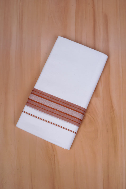 FCD-617 W/D DHOTI 3.80 MTR - Light Brown