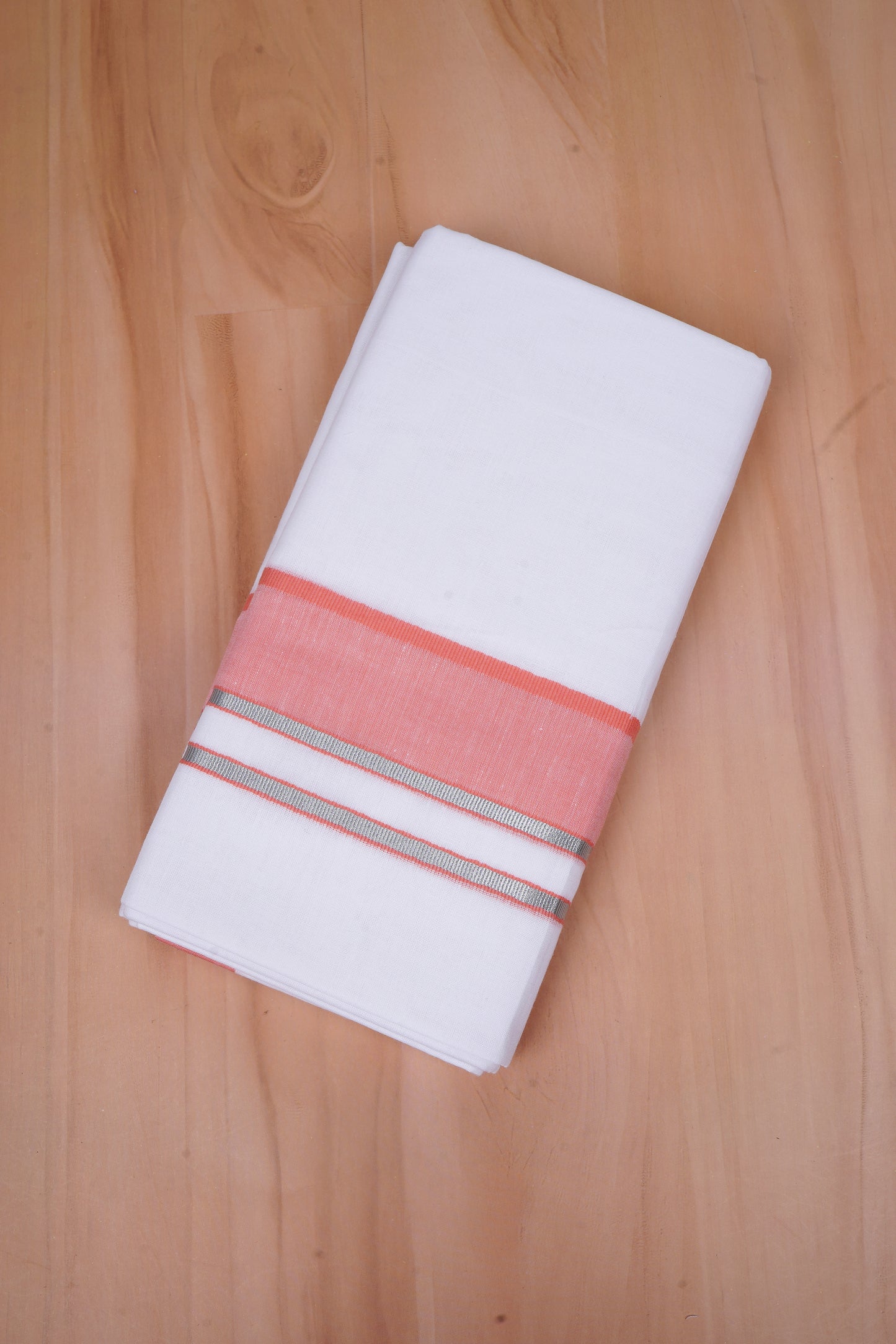 FCD-525 W/D DHOTI 3.80 MTR-LIght Pink