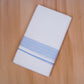 FCD-599 W/D DHOTI 3.80 MTR - Sky Blue