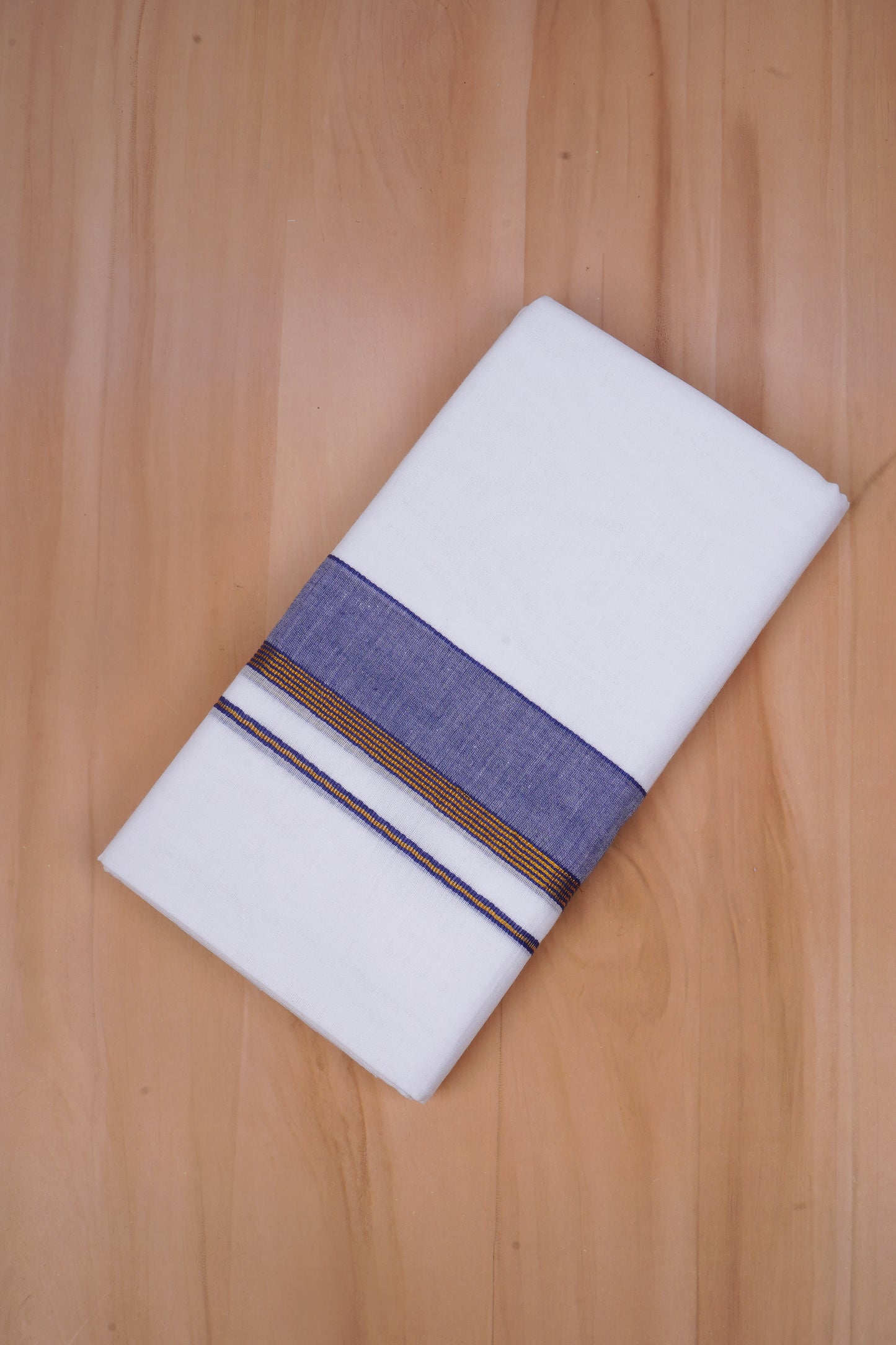 FCD-524 W/D DHOTI 3.80 MTR-Blue