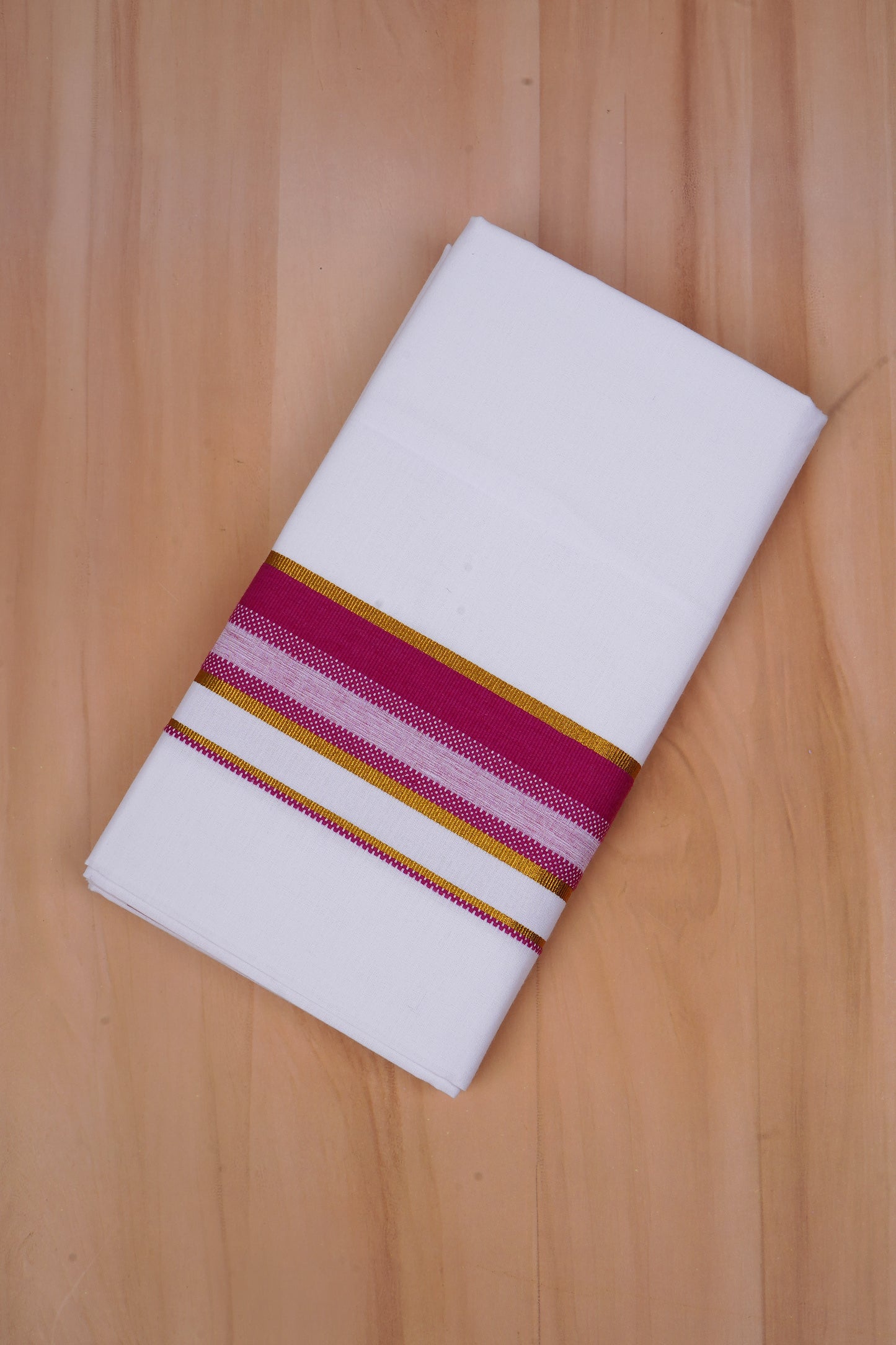 Popular Choice W/S Dhoti 2.00 MTR - Dark Pink