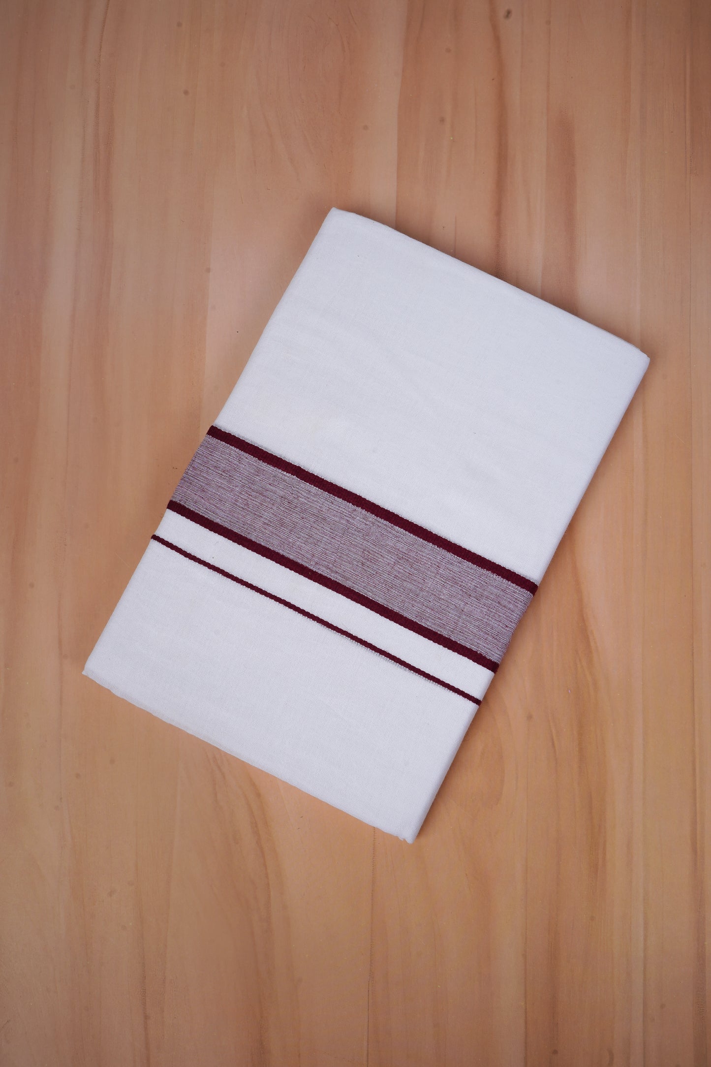 FCD-568 W/D DHOTI 3.80 MTR - Dark Maroon