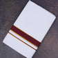 FD-200 W/D DHOTI 3.80 MTR-Dark Maroon