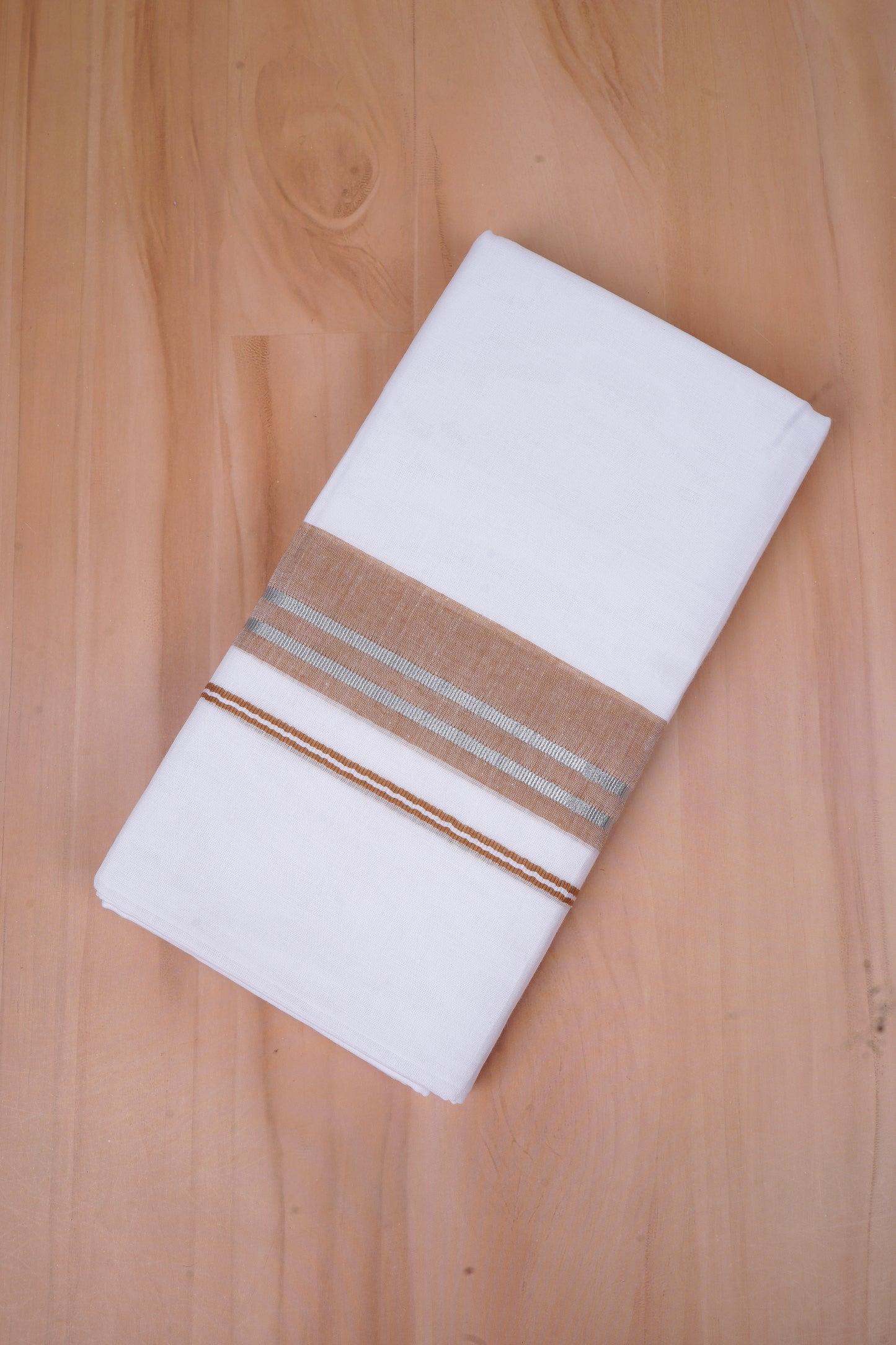 FCD-526 W/D DHOTI 3.80 MTR-Brown