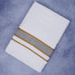 Feather Finish Cotton 2929 W/D Dhothie 3.80 MTR - Gray