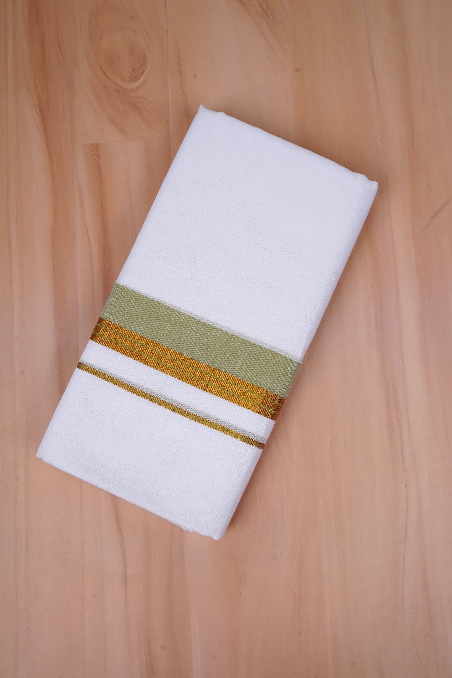 FCD-528 W/D DHOTI 3.80 MTR-Light Green