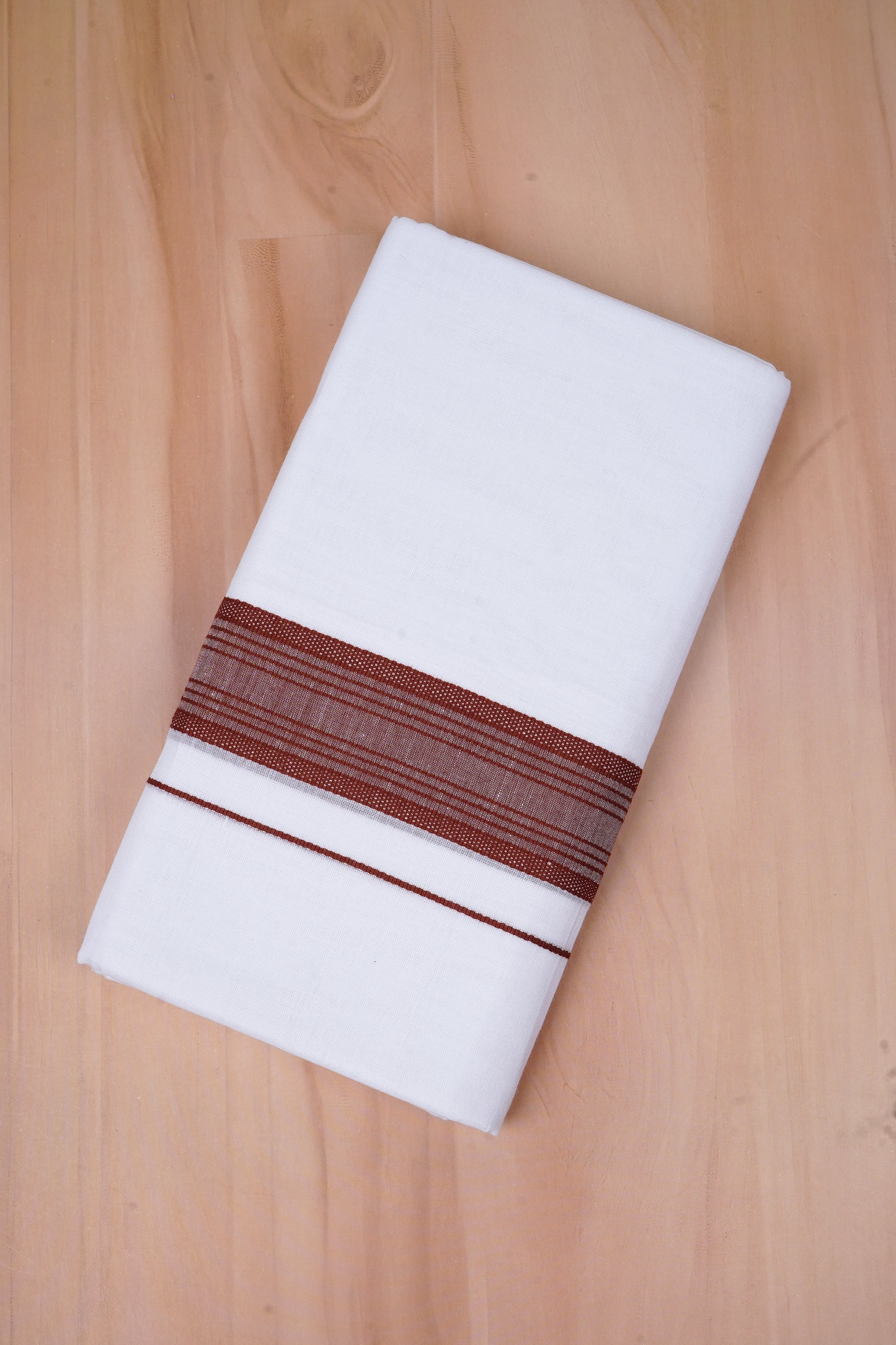 FCD-522 W/D DHOTI 3.80 MTR- Dark Brown