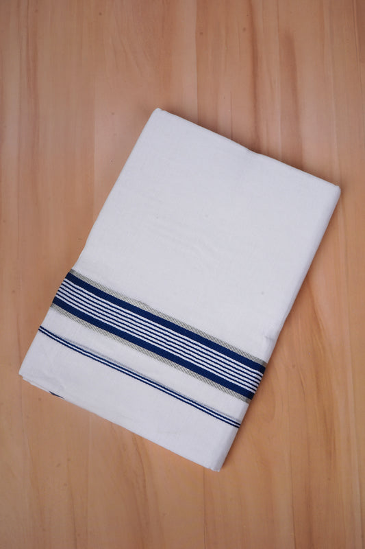 FCD-589 W/D DHOTI 3.80 MTR - Blue