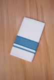 FCD-86 W/D DHOTI 3.80 MTR- Blue