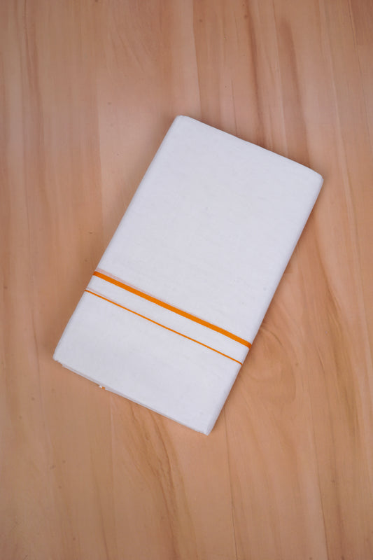 FCD-48 W/D DHOTI 3.80 MTR-Gold Yellow