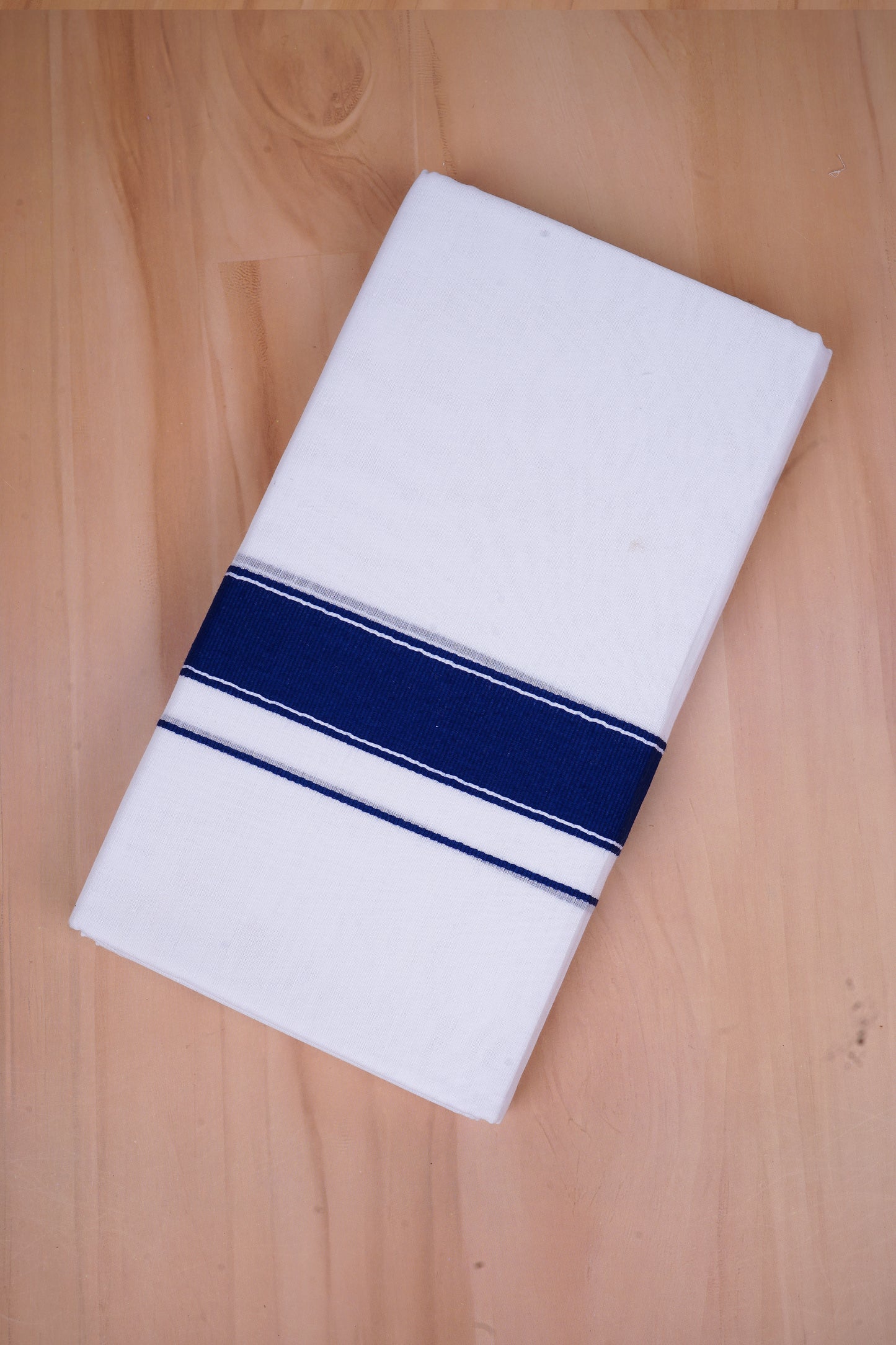 FCD-487 W/D DHOTI 3.80 MTR-Dark Blue