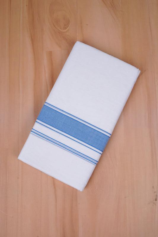 FCD-03 W/D DHOTI 4.00 MTR-Sky Blue
