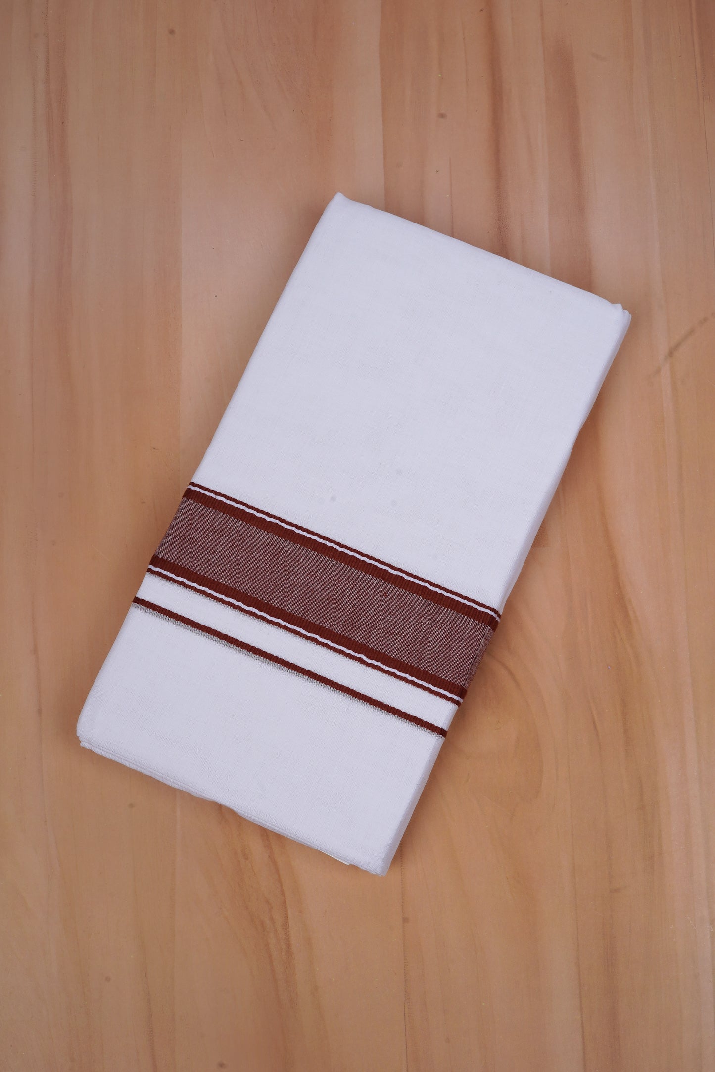 FCD-501 W/D DHOTI 3.80 MTR-Dark Maroon
