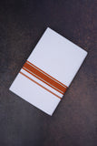 FD-167 W/D DHOTI 3.80 MTR-Brown