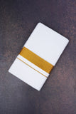 GLD-60 W/D DHOTI 3.80 MTR - Gold